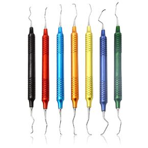 7EA Multicolor Scaler Gracey Curette Periodontal Dental Instruments DN-2197