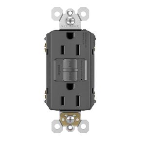 Legrand radiant 1597WCCD12 15 Amp GFCI Self Test Decorator Duplex Outlet, White (1 Count)