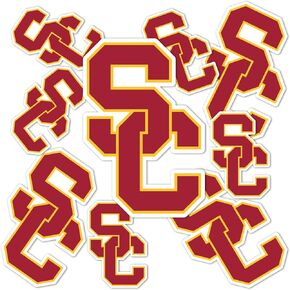 Desert Cactus USC Sticker University of Southern California Trojans Stickers Vinyl Decals Laptop Water Bottle Car Scrapbook T3 (Type 3-3)