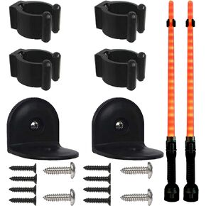 Pmsanzay Light Saber Wall Display Rack Light Saber Wall Mount Wall Rack Wall Holder - Easy to Install - Used in Both Commercial and Residential Settings - Hardware Included - No Lightsaber -2/PK