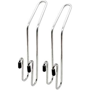 FMH Multi-purpose Organizer Hooks - compact metal hangers for automobile head rest, 2 per package