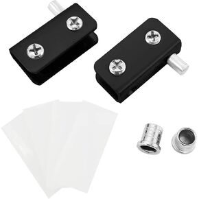 Glass Door Pivot Hinge for Free Swinging Glass Doors, 40x20x13mm Stainless Steel (Pair)
