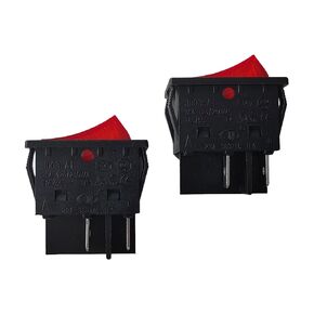 2pcs JD03-A1 30A 125V/250V 4 Pins Rocker Switches for Inverter Welding Machine