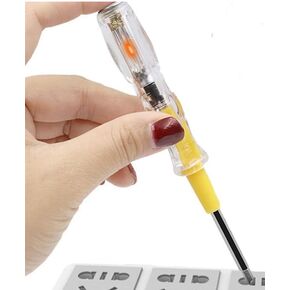 1Pc Induction Power Detector Electrician Intelligent Voltage Tester Non-Contact Induction Test Pencil Dual Function Cross Slotted Electric Indicator, Electrical