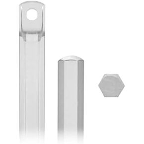 Modtek New Blind Wand/Rod - Color Clear- High Strength- (6 pack 18")