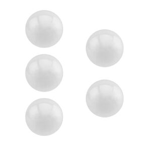 Bettomshin 10Pcs 4mm/ 0.16 Inch Bearing Balls, G5 Precision Ceramics Bearing Balls Silicon Nitride Ceramics Ball, High Strength High Wear Resistance for Linear Rail, Stir, Wheel Black