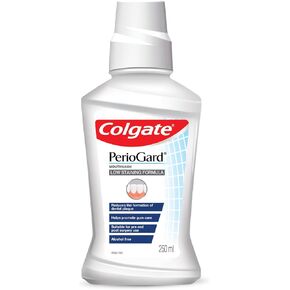 Colgate PerioGard Gum Care Mouthwash | Low Staining Formula (250 ml)