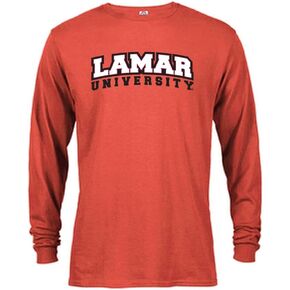 Lamar Cardinals Classic Arch Long Sleeve T-Shirt