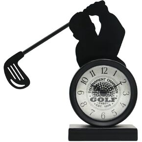 Golf Gifts for Men Dad Women Brother Bosses Golf Clubs Desk Clock Cool Desk Accessories for Coworkers Golfer Fans Souvenir Novelty Event Golf Office Decor Golfer Gadgets Unique Funny Stuff