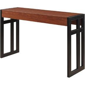 Convenience Concepts Monterey Console Table, Black/Cherry