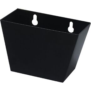 Black Wall Mounted Beer Bottle Cap Catcher, Stainless Steel Beer Soda Top Bucket Collector Outdoor with Drain Holes