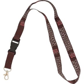 Desert Cactus Brown University Lanyard Keychain Car Keys College ID Badge Holder Detachable Breakaway Snap Buckle (Lanyard 1 New Branding)