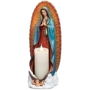 Joseph's Studio by Roman, Renaissance Collection, 11.25" H Our Lady of Guadalupe, Home Décor, Devout Gift, Prayerful Inspiration (5x4x11)
