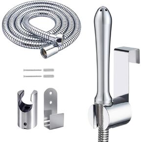 Shower Douche Enema Kit, 7 holes Deep Shower Douche Cleaning System Shower Douche CleansinSystem,Hooks and 59inch Hose