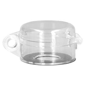 Push Button Switch Cover, Round Plastic Emergency Stop Button Cover Protector Guard Case Clear Protective Switch Push Button Lockout Cover for 22MM Diameter Push Button Switch