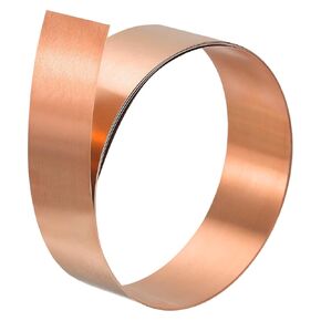 uxcell Copper Sheet Roll, 2000mm x 20mm x 0.3mm 99.9% Pure Copper Strip Metal Foil Plate for Electrical DIY Projects
