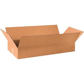 PARTNERS BRAND 30x12x4 Corrugated Boxes, Large, 30L x 12W x 4H, Pack of 25 | Shipping, Packaging, Moving, Storage Box for Home or Business, Strong Wholesale Bulk Boxes