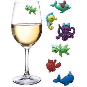 Beach Wine Glass Charms