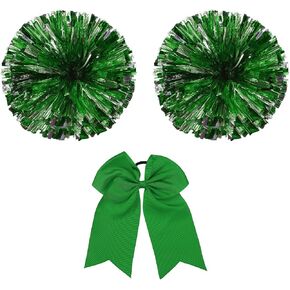 PATIKIL Cheerleading Pom Poms, Cheerleaders Cheer Poms with Finger Holes for Sport Dancing Party Team Spirit