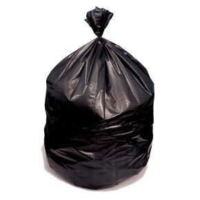 by Heritage Bag, Economical Heavy Duty Can Liner 38"x58", Black, 2.0Mil, 10 rolls of 10 pack