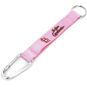 Aminco Cardinals Pink Carabiner Lanyard Keychain