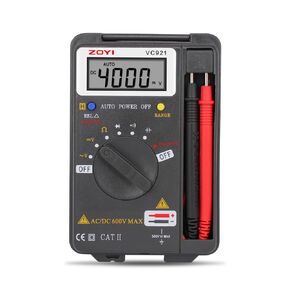 921 Multi Testers Pocket Digital Multimeter with Auto Ranging AC/DC Voltage capacitance Resistance Meter Diode Tester diode Meter