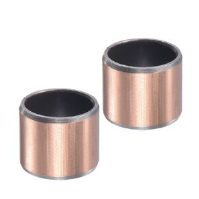 2pcs Sleeve Bearings - [1/2x19/32x1/2 Inch] Plain Bearing Wrapped Oilless Bushings for Industrial Equipment