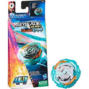 Beyblade Burst QuadStrike Zeal Nyddhog N8 Spinning Top Single Pack, Attack Type Battling Game Top, Toy for Kids Ages 8 and Up