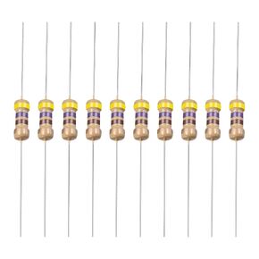 YOKIVE 1000 PCS Carbon Film Resistors, 1/4W 470 Ohm 5% Tolerances Resistor, Good for DIY Electronic Projects (4 Color Band, 1.77x0.09-Inch)