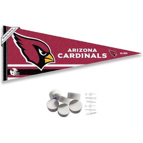Arizona Cardinals Pennant Banner and Wall Tack Pads
