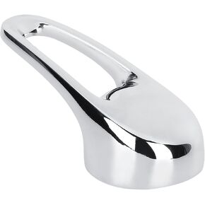 Garosa Faucet Handle Chrome Plated Zinc Alloy Bathroom Single Lever Faucet Handle Replacement for 35mm Valve Core Bathroom Accessories