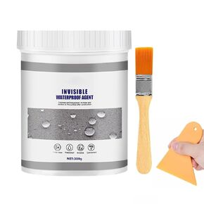 Transparent Waterproof Coating, 10.5 Oz Waterproof Sealant Mastic, Waterproof Glue Used for Cracks and Leaks, Invisible Waterproof Agent for Shower Outdoor Indoor
