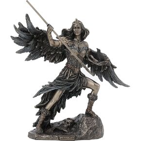 Veronese Design 8 5/8" Tall Morrigan Celtic Phantom Queen Resin Sculpture Bronze Finish