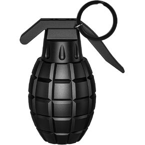 Portable Pill Case Tactical Keychain Pill Container Waterproof Durable Aluminum EDC Holder with Carabiner for Daily Use, Outdoor Activities - Black