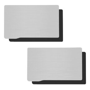 AITRIP 2Pcs Resin 3D Printer Upgrade Platform, Spring Steel Build Plate for SLA/DLP 3D Printer 135x80mm/5.3x3.1 inch Flexible Build System for Resin with Magnetic Sticker for Anycubic Photon/Photon S