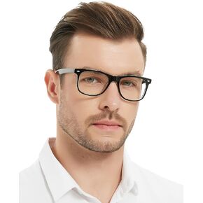 MARE AZZURO Large Reading Glasses Men Retro Square Readers 1.0 1.25 1.5 1.75 2.0 2.25 2.5 2.75 3.0 3.5 4.0