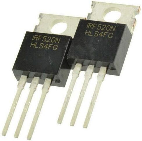 Gump's grocery 5PCS IRF520N IRF520 Power MOSFET N-Channel TO-220 in Saudi Arabia