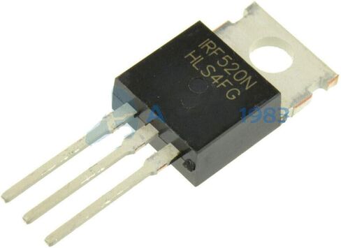 Gump's grocery 5PCS IRF520N IRF520 Power MOSFET N-Channel TO-220 in Saudi Arabia