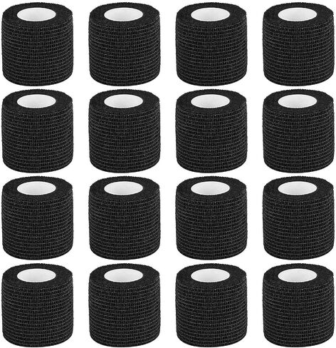 Bandage Wrap 24 Pack Self Adherent Wrap Breathable Self Adhesive Bandage Wrap Rolls Cohesive Bandage Athletic Elastic First Aid Tape for Stretch Athletic, Ankle Sprains, Swelling, Sports 2" x 5 yds in Saudi Arabia