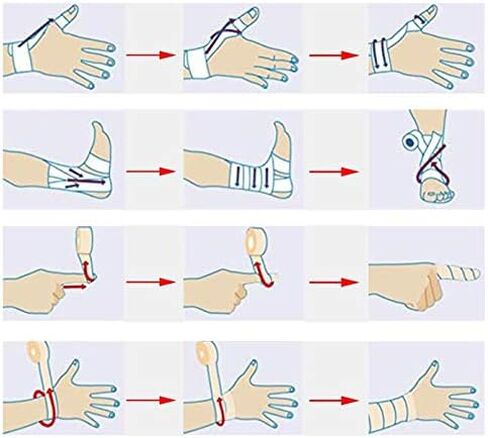 Bandage Wrap 24 Pack Self Adherent Wrap Breathable Self Adhesive Bandage Wrap Rolls Cohesive Bandage Athletic Elastic First Aid Tape for Stretch Athletic, Ankle Sprains, Swelling, Sports 2" x 5 yds in Saudi Arabia