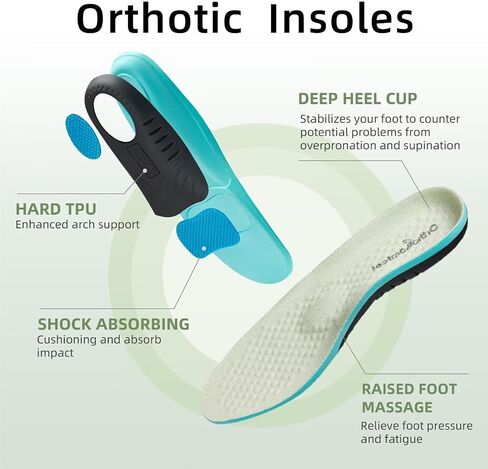 OrthoComfoot Women's Orthopedic Slip-On Loafers Walking Shoes: Comfortable Arch Suppor Slippers for Plantar Fasciitis, Casual Soft Orthotic Shoes for Foot and Heel Pain Relief in Saudi Arabia