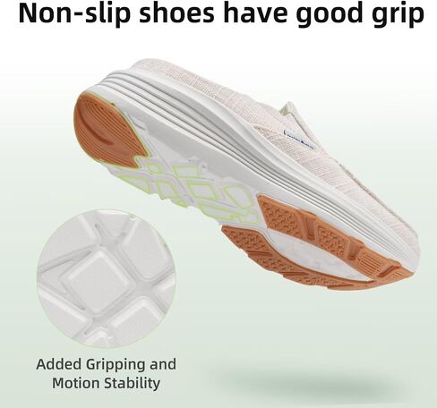 OrthoComfoot Women's Orthopedic Slip-On Loafers Walking Shoes: Comfortable Arch Suppor Slippers for Plantar Fasciitis, Casual Soft Orthotic Shoes for Foot and Heel Pain Relief in Saudi Arabia