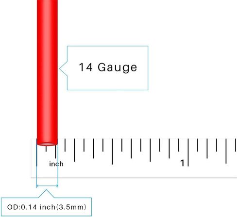 BNTECHGO 14 Gauge Silicone Wire 10 ft red and 10 ft Black Flexible 14 AWG Stranded Tinned Copper Wire in Kuwait