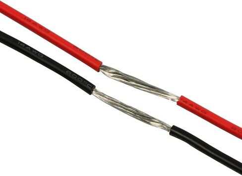 BNTECHGO 14 Gauge Silicone Wire 10 ft red and 10 ft Black Flexible 14 AWG Stranded Tinned Copper Wire in Kuwait