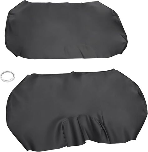 Golf Cart Front Seat Cover Set Staple On for E-Z-Go TXT Golf Cart, Microfiber Leather, Beige in Kuwait