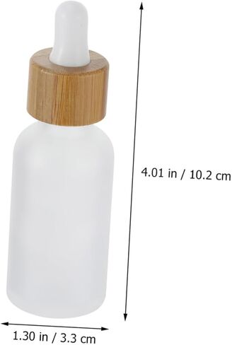 5Pcs Glass dropper bottle with lid 1 oz travel bottles empty sample glass pipette dropper perfume cosmetic leak proof travel bottles dropper bottles dispenser delicate in Kuwait