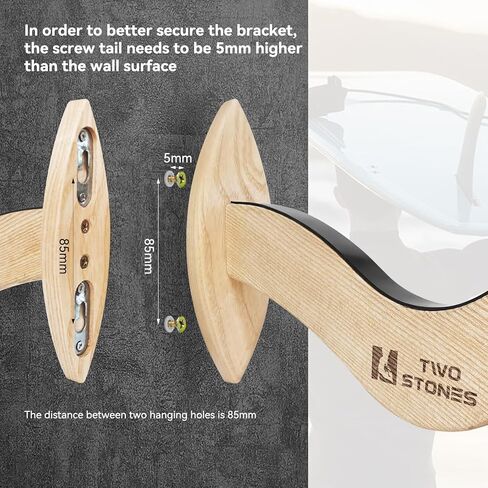 رف لوح التزلج من حجرين للجدار | حامل جداري لركوب الأمواج | رف حائط لوح التزلج | رف حائط لوح التجديف | حوامل الحائط لألواح ركوب الأمواج | رف الأمواج لتخزين الألواح in Kuwait