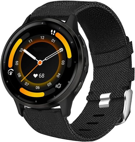 متوافق مع Garmin Venu 3 Band، Lamshaw سريع الإصدار 22 مم من نسيج النايلون المنسوج المسامي، حزام بديل متوافق مع Garmin Venu 3/Venu 2/Forerunner 255/Forerunner 255 Music/Forerunner 265/Forerunner 745/vivoactive 4/First Avenger/Darth in Saudi Arabia