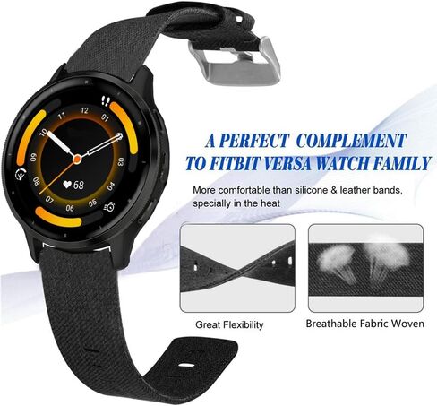 متوافق مع Garmin Venu 3 Band، Lamshaw سريع الإصدار 22 مم من نسيج النايلون المنسوج المسامي، حزام بديل متوافق مع Garmin Venu 3/Venu 2/Forerunner 255/Forerunner 255 Music/Forerunner 265/Forerunner 745/vivoactive 4/First Avenger/Darth in Saudi Arabia