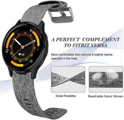 متوافق مع Garmin Venu 3 Band، Lamshaw سريع الإصدار 22 مم من نسيج النايلون المنسوج المسامي، حزام بديل متوافق مع Garmin Venu 3/Venu 2/Forerunner 255/Forerunner 255 Music/Forerunner 265/Forerunner 745/vivoactive 4/First Avenger/Darth in Saudi Arabia